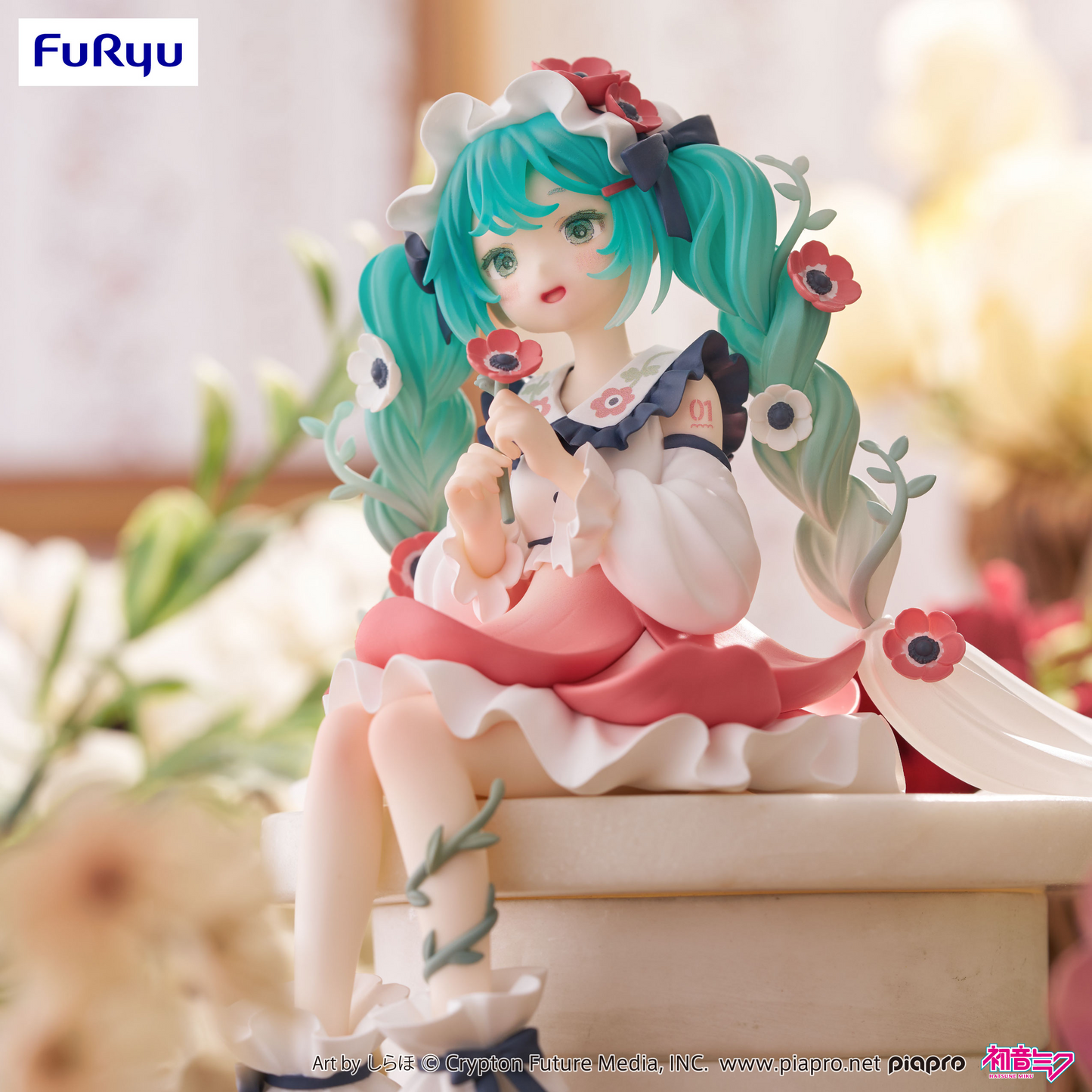 Hatsune Miku Noodle Stopper Figure Flower Fairy Anemone FuRyu