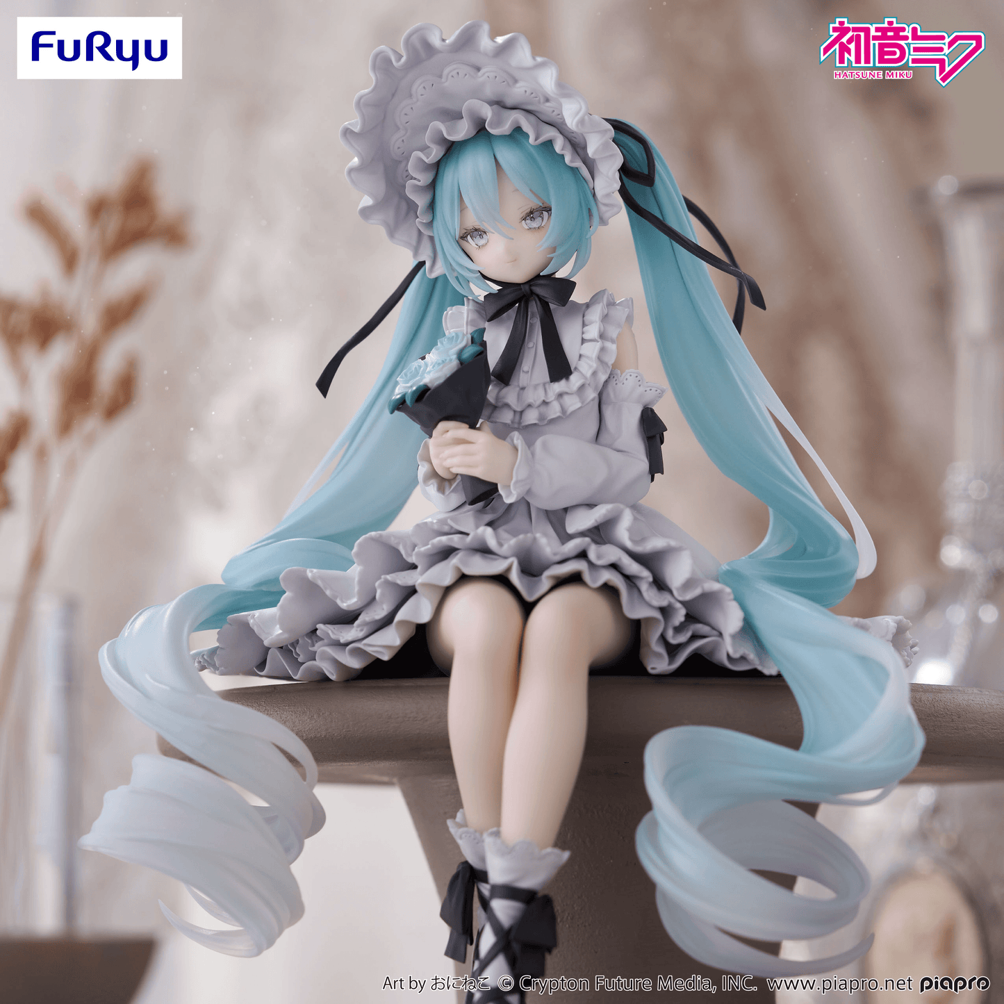 Hatsune Miku Noodle Stopper Figure Vintage Doll Style FuRyu