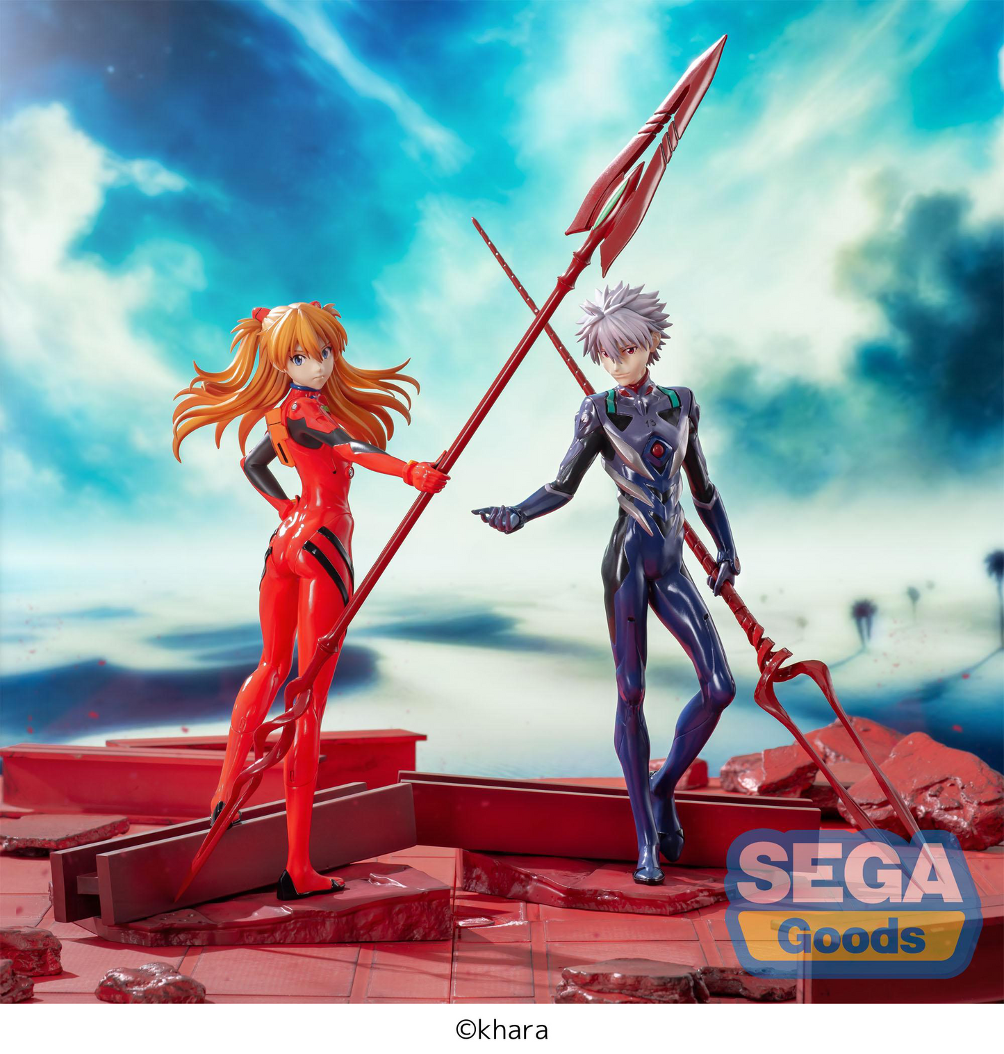 EVANGELION: 3.0+1.0 Thrice Upon a Time Asuka Shikinami Langley x Spear of Cassius Luminasta SEGA