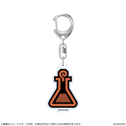 Monster Hunter Wilds Item icon Acrylic Keychain CAPCOM