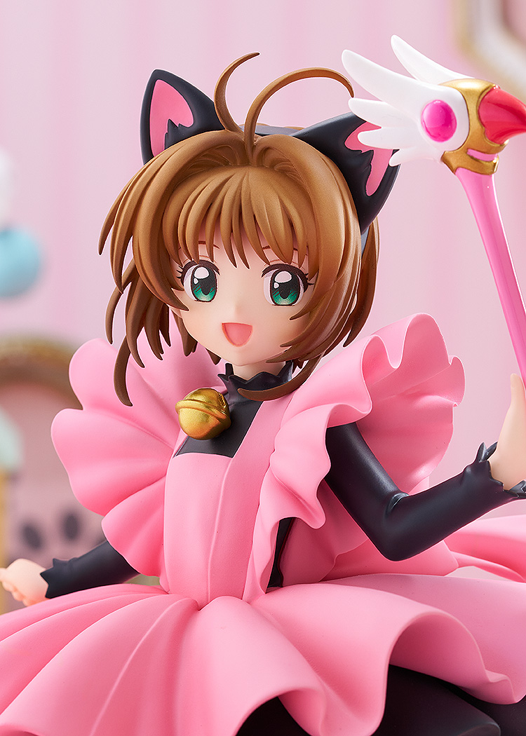 Card Captor Sakura POP UP PARADE Sakura Kinomoto: Black Cat Costume Ver. L Size GOOD SMILE COMPANY