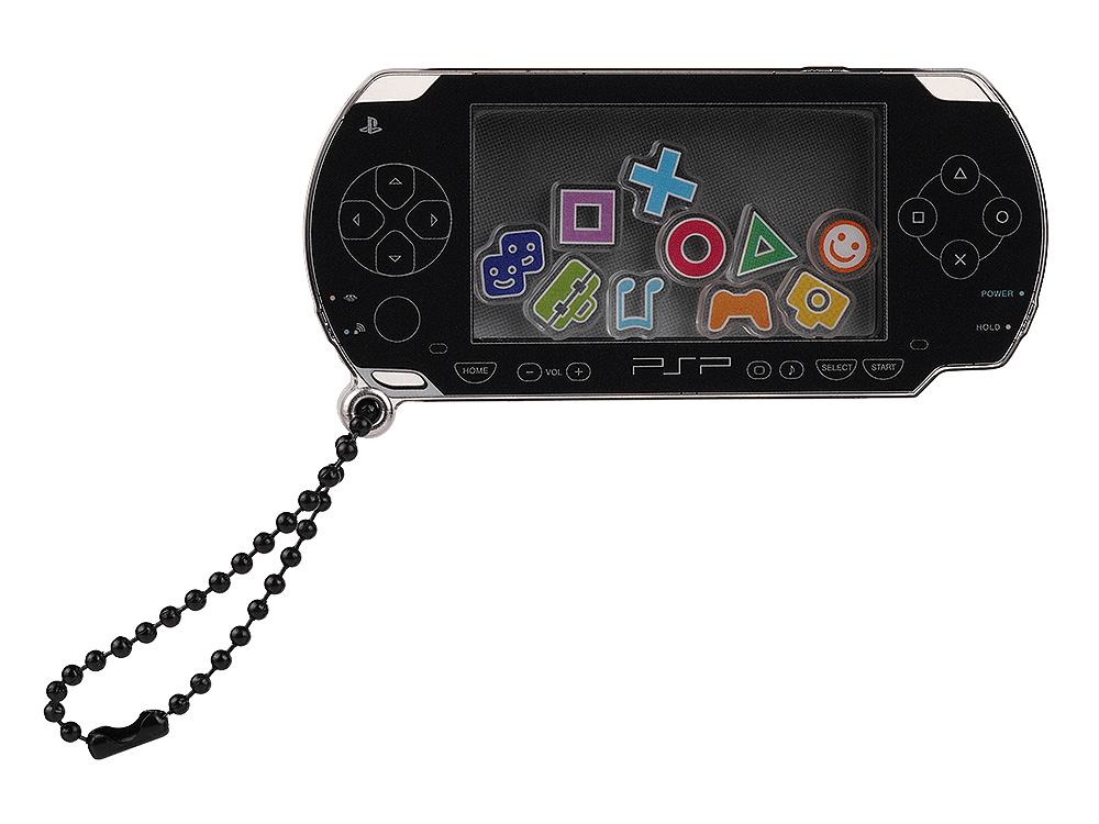 PSP™ (PlayStation™Portable) Rattle Acrylic Keychain: Black Ver.GOOD SMILE COMPANY