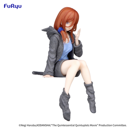 The Quintessential Quintuplets Movie Noodle Stopper Figure Miku Nakano Loungewear ver.FuRyu