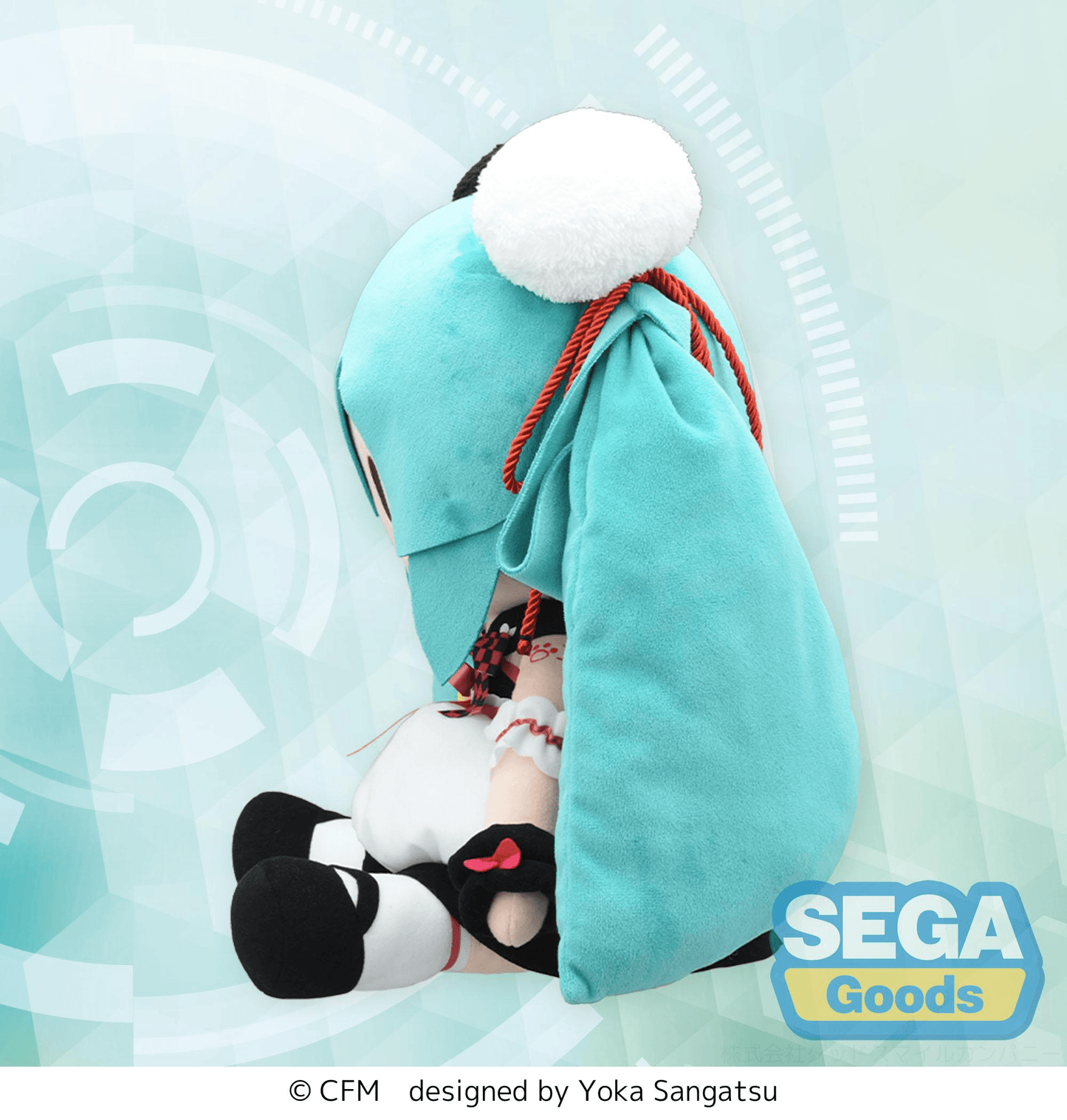 Hatsune Miku Panda Bun Plush (LL) fuwa petit SEGA