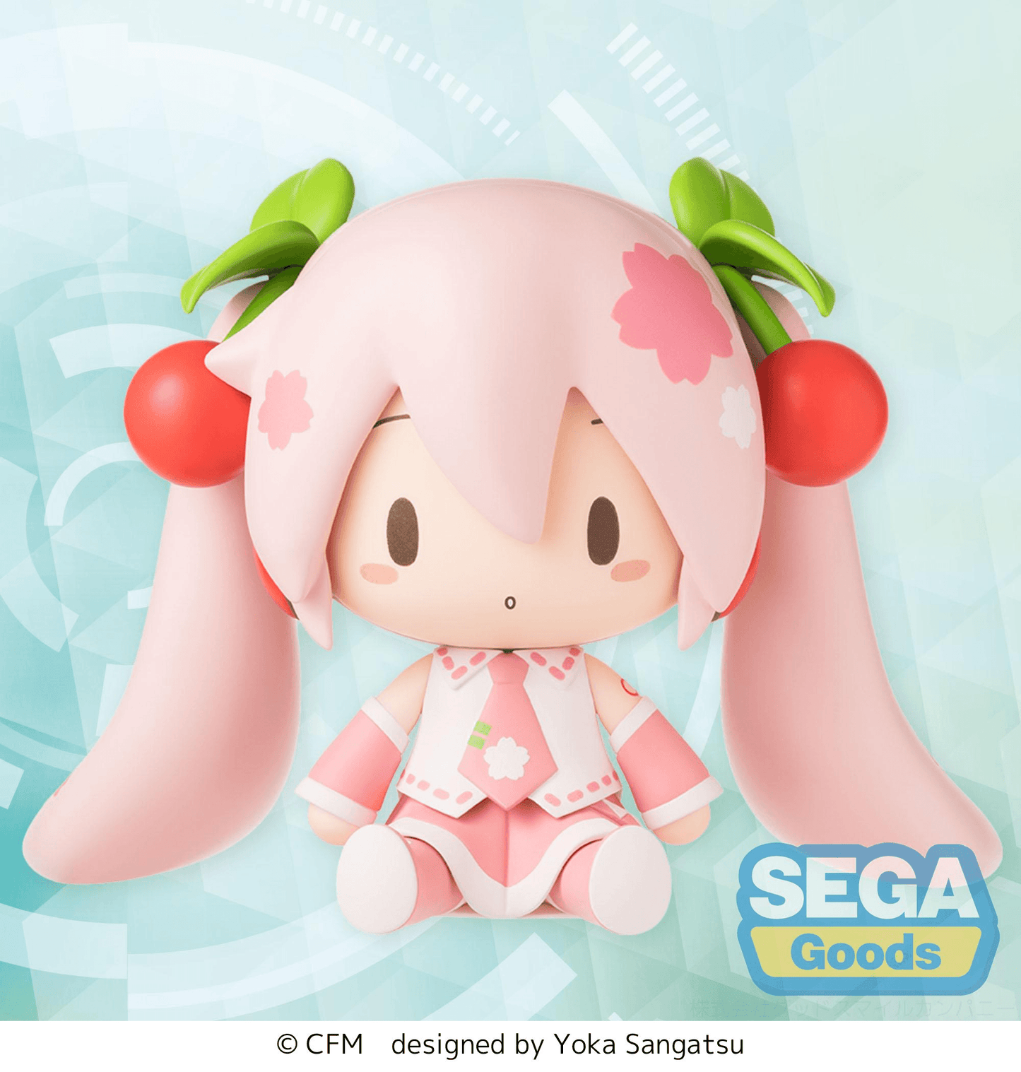 Hatsune Miku Series Chibi Figure Sakura Miku fuwa petit SEGA