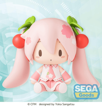 Hatsune Miku Series Chibi Figure Sakura Miku fuwa petit SEGA