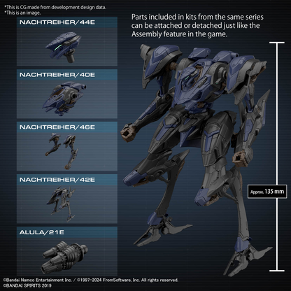 30MM 02 Armored Core VI Fires Of Rubicon Schneider Nachtreiher/40E Steel Haze