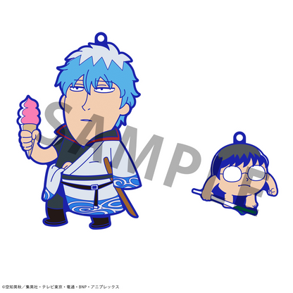 Gintama x Okawabukubu Gintama Oshanti Rubber Mascot MEGAHOUSE