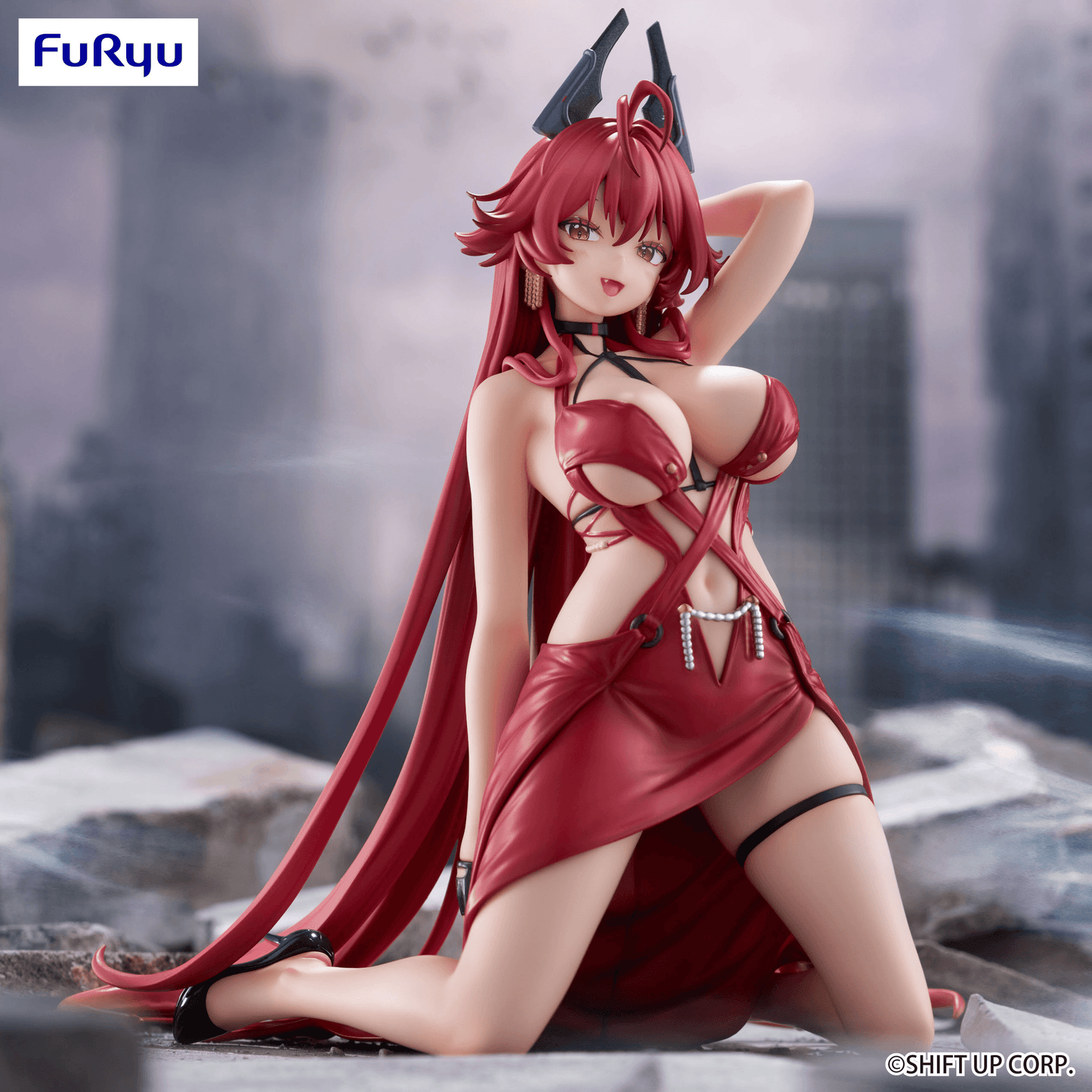 Goddess of Victory: Nikke Noodle Stopper Figure Red Hood: Nonsense Red FuRyu