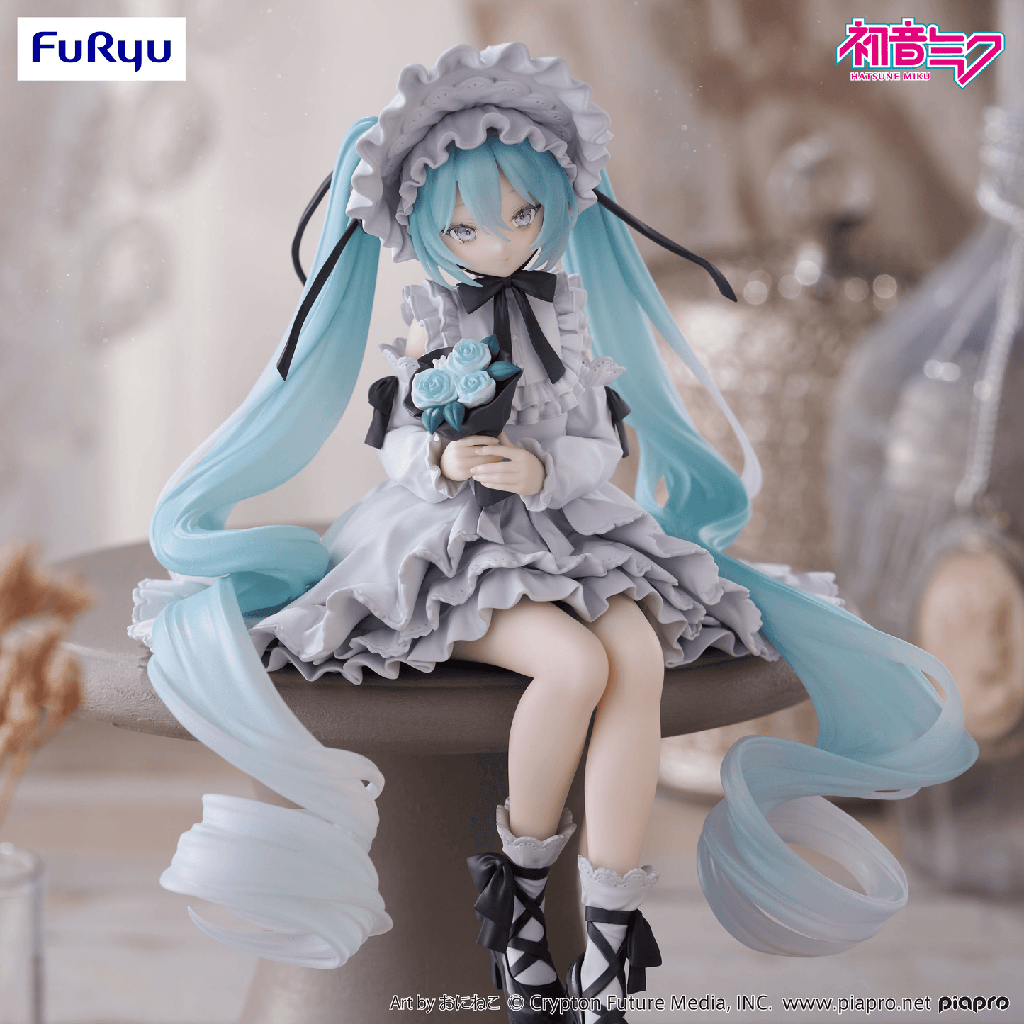 Hatsune Miku Noodle Stopper Figure Vintage Doll Style FuRyu
