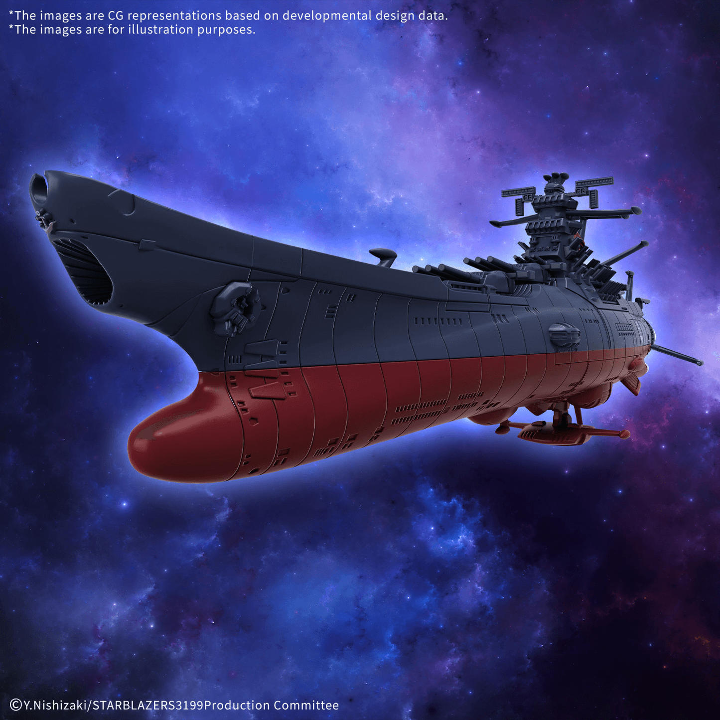 Space Battleship Yamato 3199 MECHA COLLECTION UNITED NATIONS COSMO FORCE BBY-01