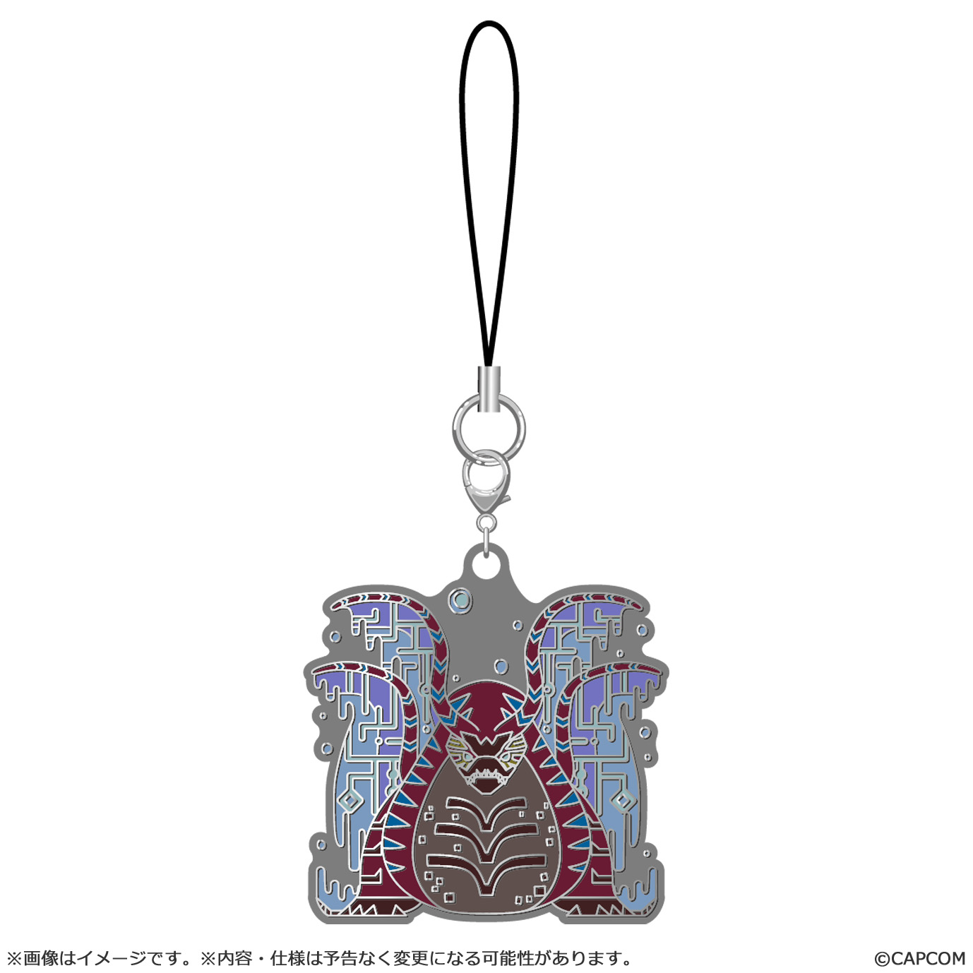 Monster Hunter Wilds Monster icon Metal Keychain CAPCOM