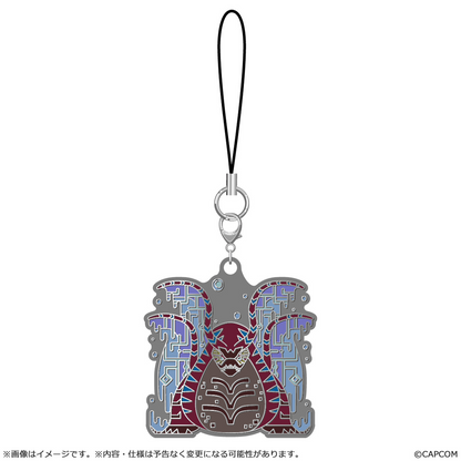 Monster Hunter Wilds Monster icon Metal Keychain CAPCOM