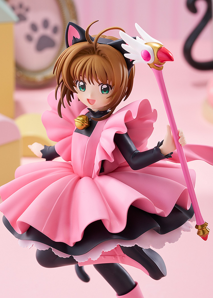 Card Captor Sakura POP UP PARADE Sakura Kinomoto: Black Cat Costume Ver. L Size GOOD SMILE COMPANY