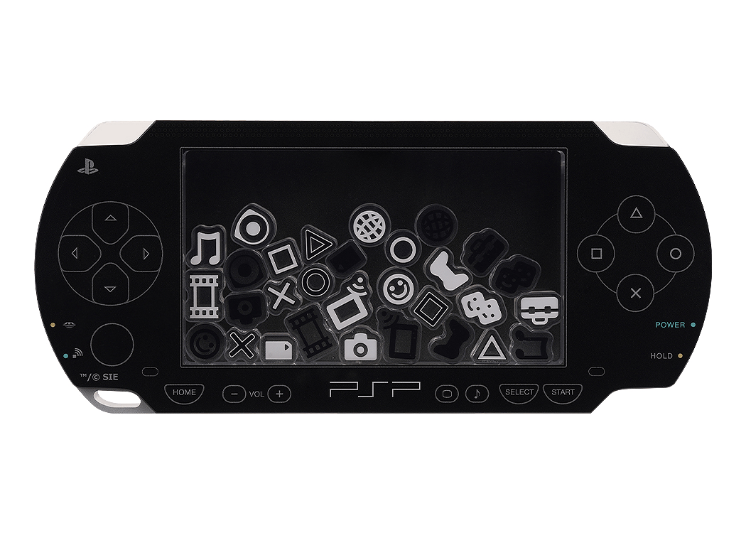 PSP™ (PlayStation™Portable) Rattle Acrylic Stand: Black Ver.GOOD SMILE COMPANY
