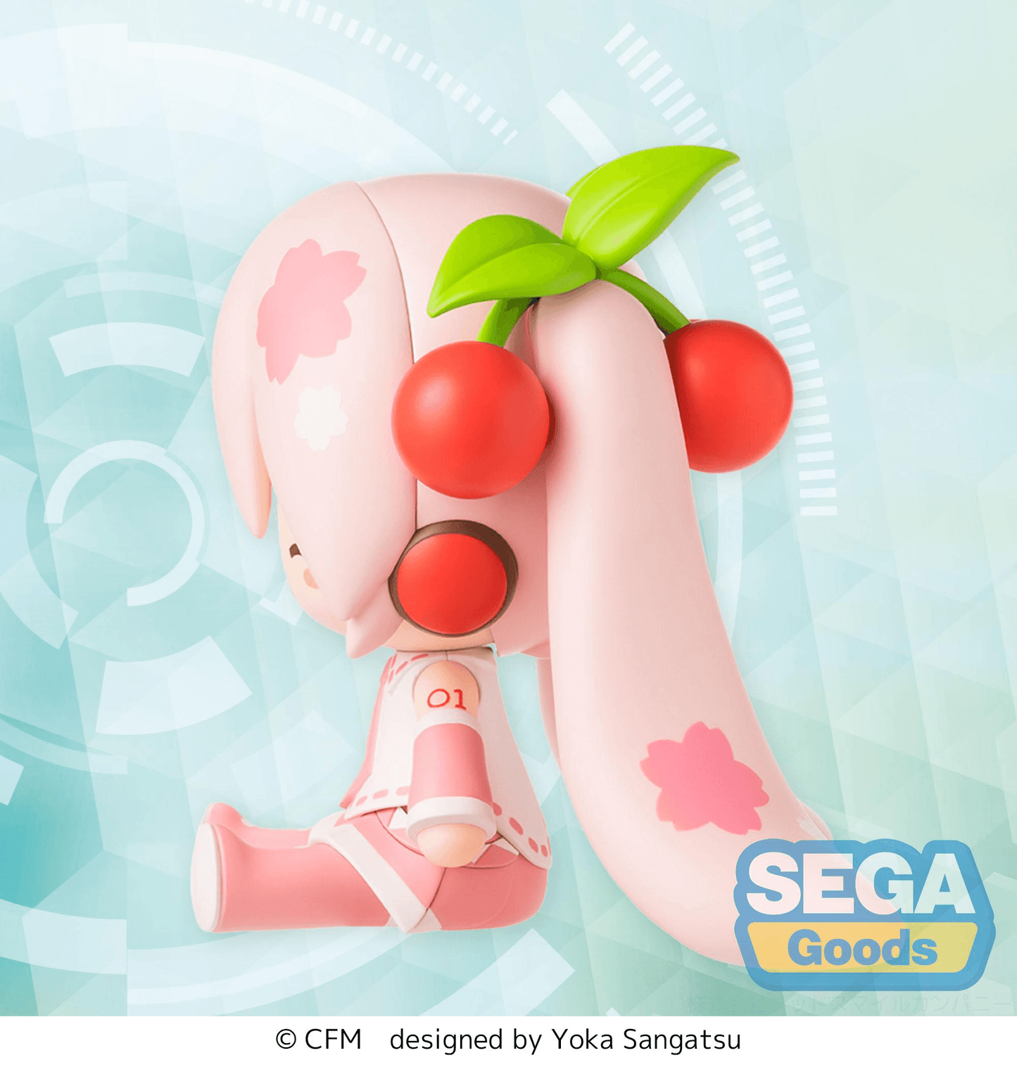Hatsune Miku Series Chibi Figure Sakura Miku fuwa petit SEGA