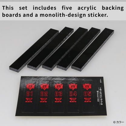 GH-FFA-15-EVA-30TH GodHand 15mm Acrylic Backing Board Evangelion Seele Monolith Ver. (Limited Edition)
