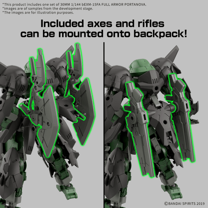 30MM 77 bEXM-15FA Full Armor Portanova 1/144