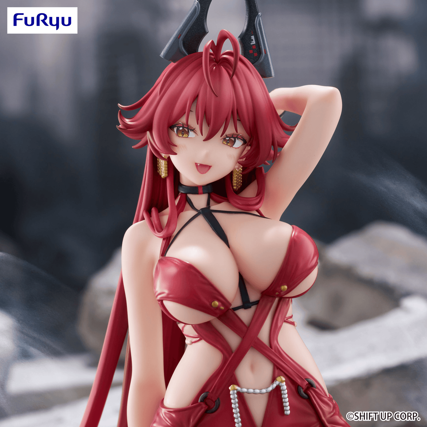 Goddess of Victory: Nikke Noodle Stopper Figure Red Hood: Nonsense Red FuRyu