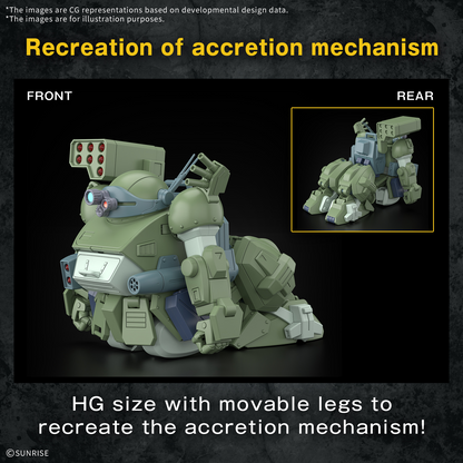 Armored Trooper VOTOMs HG SCOPEDOG TURBO CUSTOM