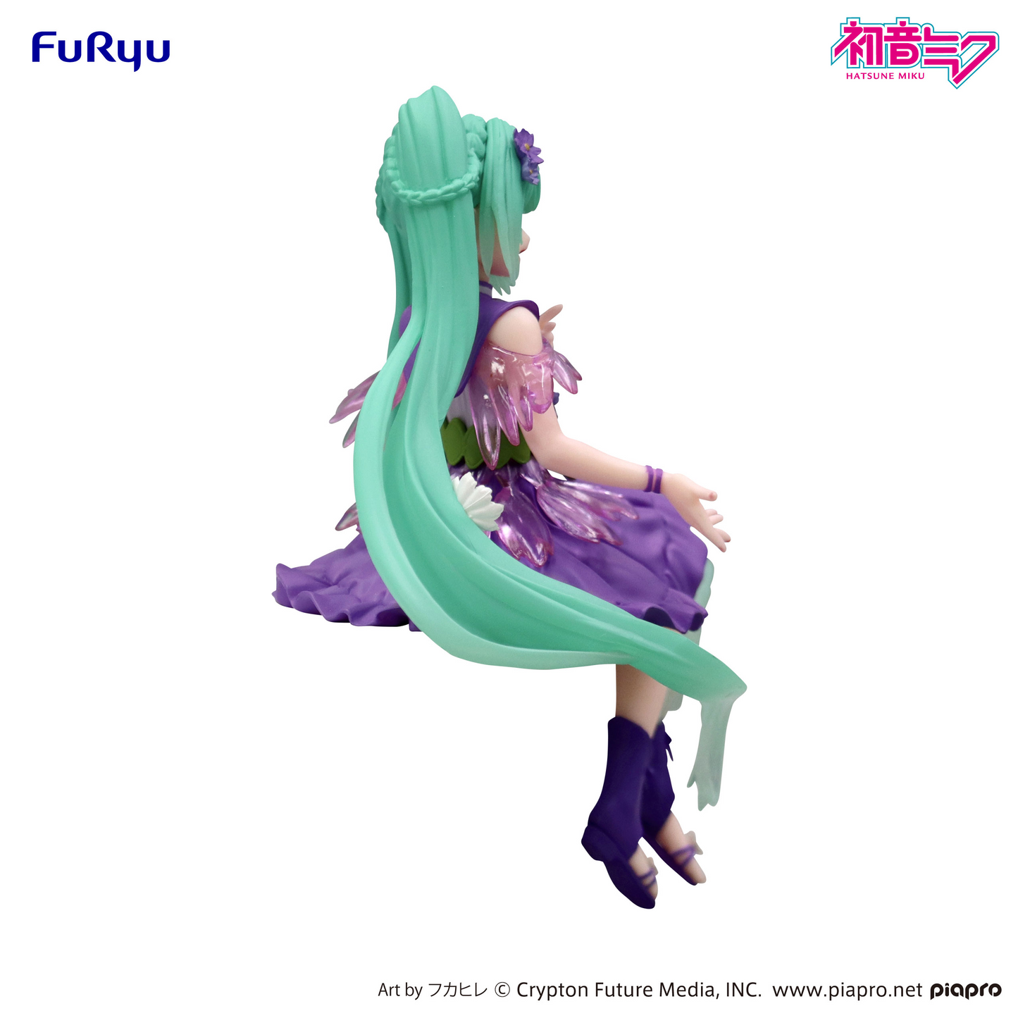 Hatsune Miku Noodle Stopper Figure Flower Fairy Cosmos Purple Color ver. FuRyu