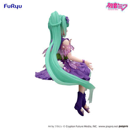 Hatsune Miku Noodle Stopper Figure Flower Fairy Cosmos Purple Color ver. FuRyu