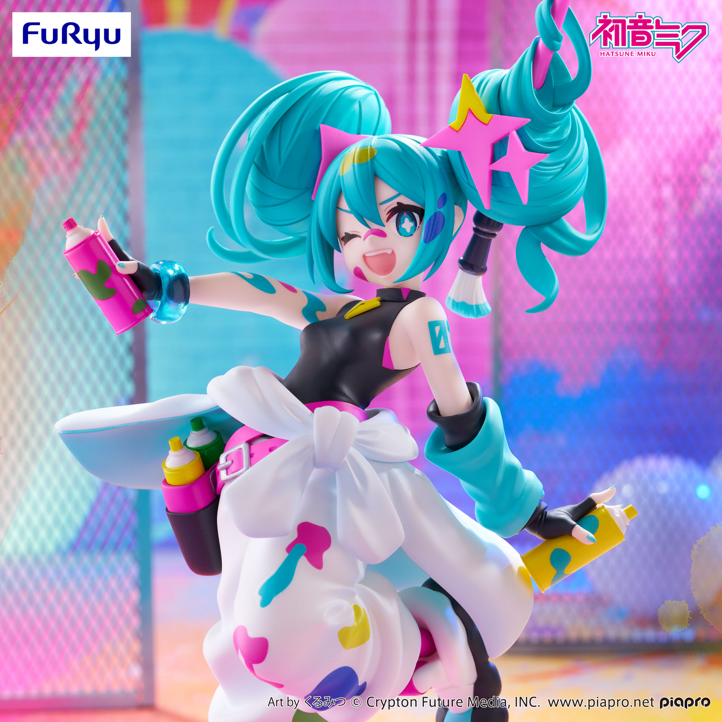 Hatsune Miku Trio-Try-iT Figure Paint Girl FuRyu