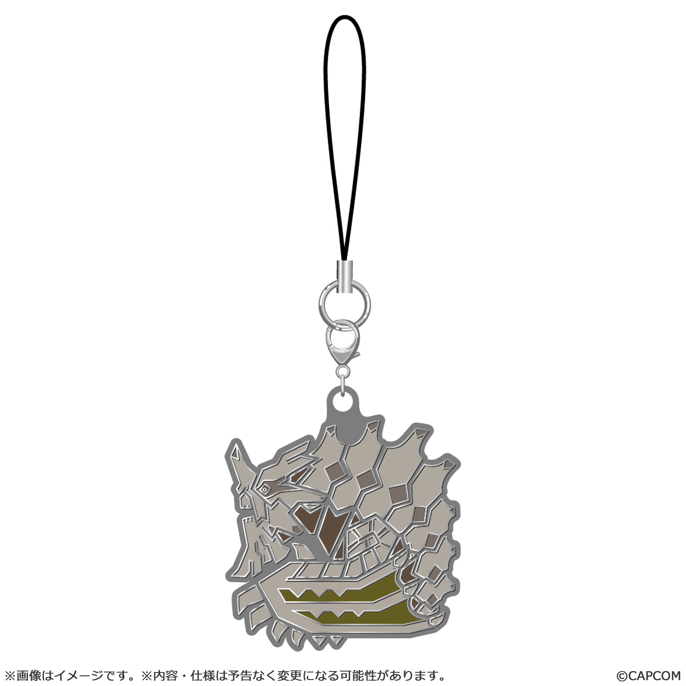Monster Hunter Wilds Monster icon Metal Keychain CAPCOM
