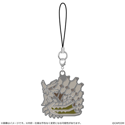 Monster Hunter Wilds Monster icon Metal Keychain CAPCOM