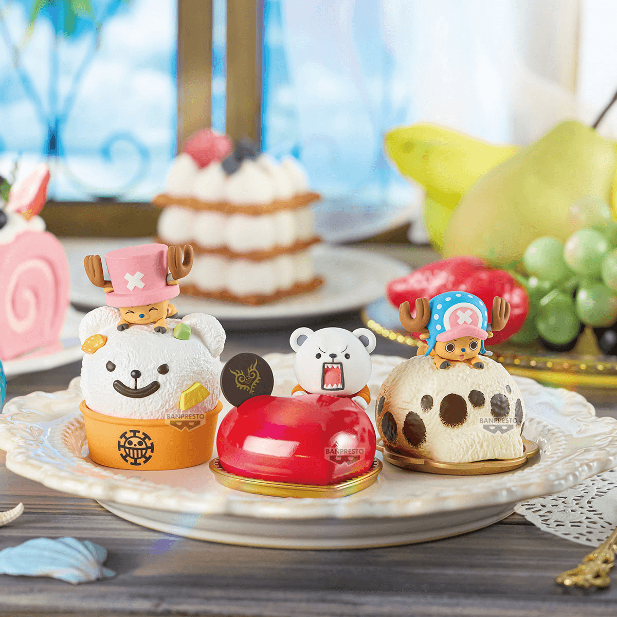 ONE PIECE Paldolce collection CHOPPER, BEPO & HEART PIRATES(B:TONY TONY CHOPPER)BANPRESTO Bandai