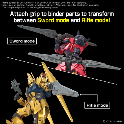 Option Parts Set Gunpla 17 (Binder Gun)