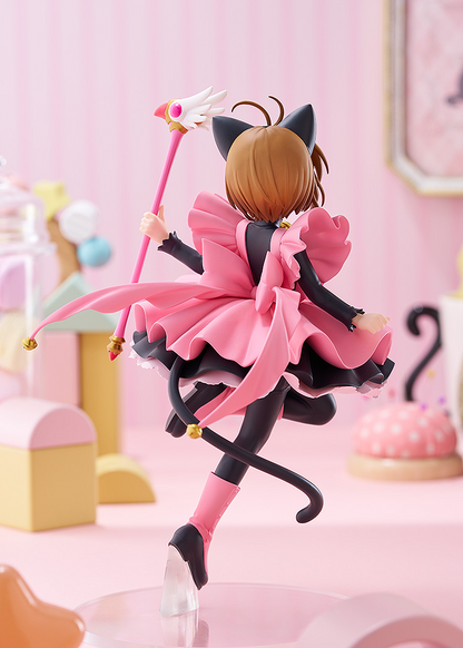 Card Captor Sakura POP UP PARADE Sakura Kinomoto: Black Cat Costume Ver. L Size GOOD SMILE COMPANY
