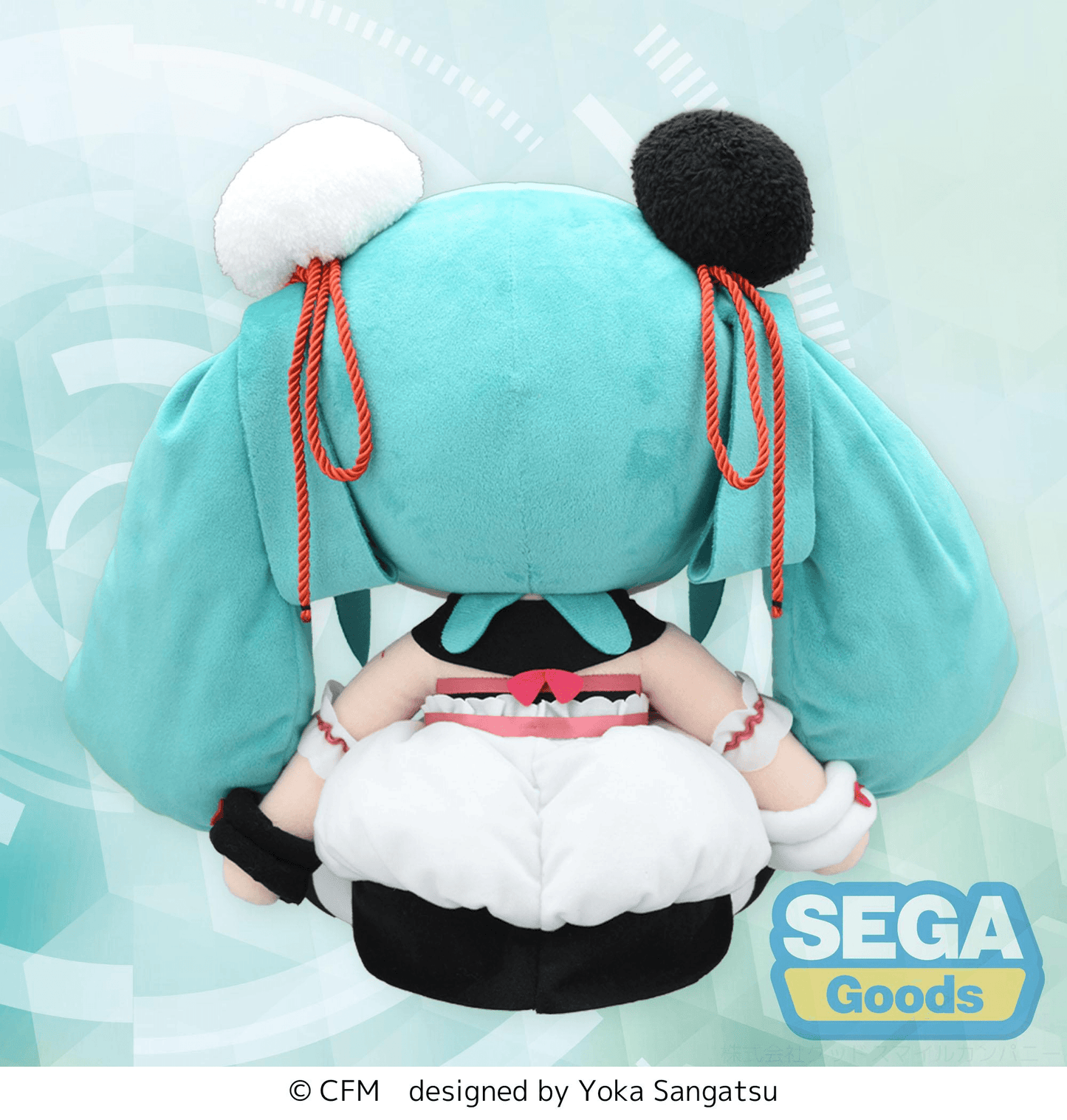 Hatsune Miku Panda Bun Plush (LL) fuwa petit SEGA