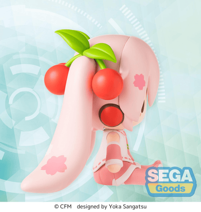 Hatsune Miku Series Chibi Figure Sakura Miku fuwa petit SEGA