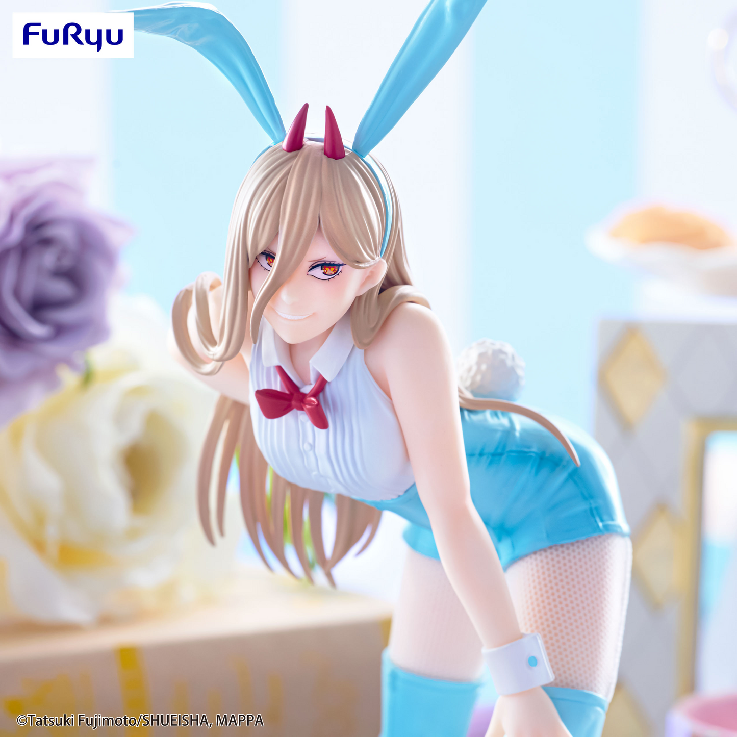 Chainsaw Man BiCute Bunnies Figure Power Light Blue Color ver.FuRyu