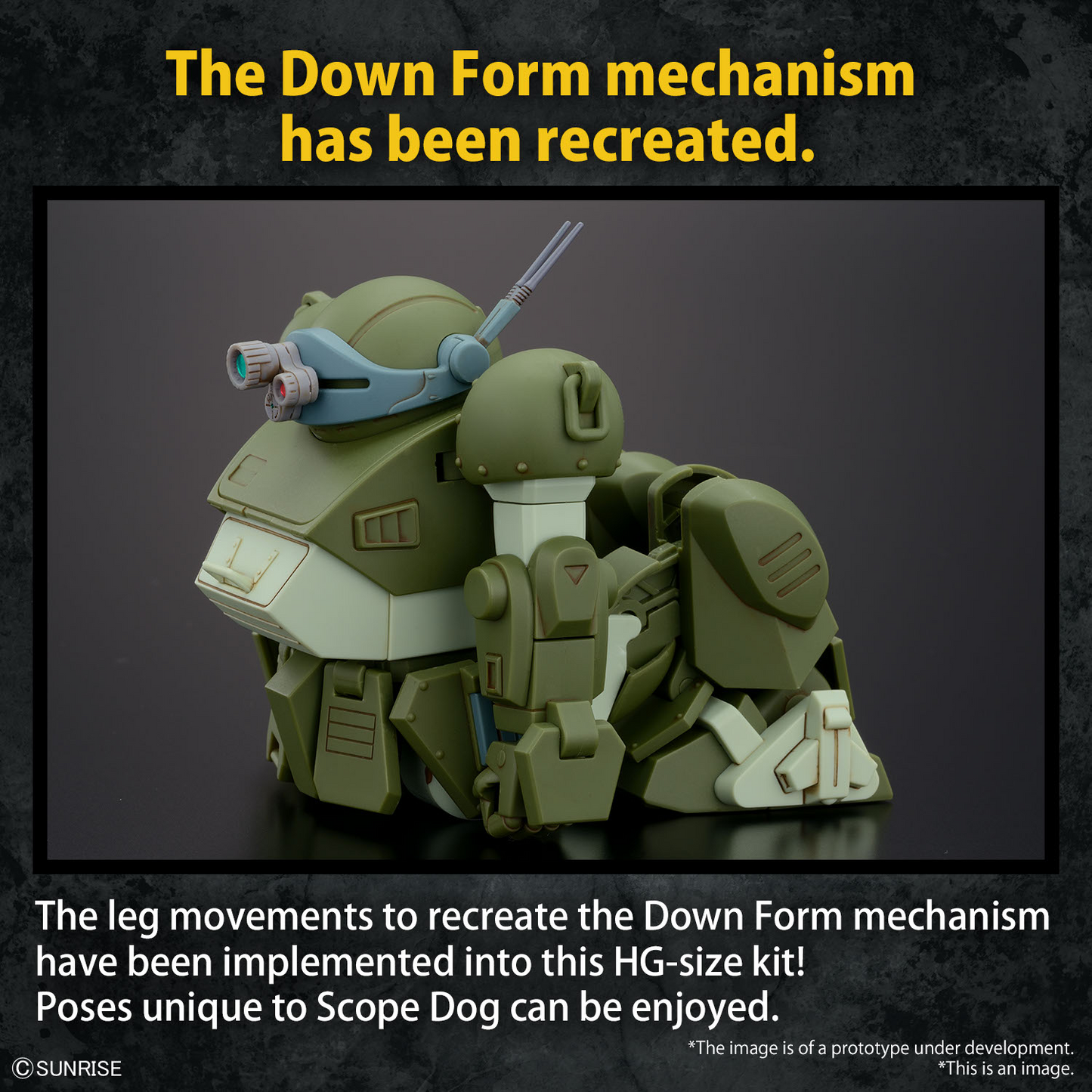 Armored Trooper Votoms Bandai HG Scopedog