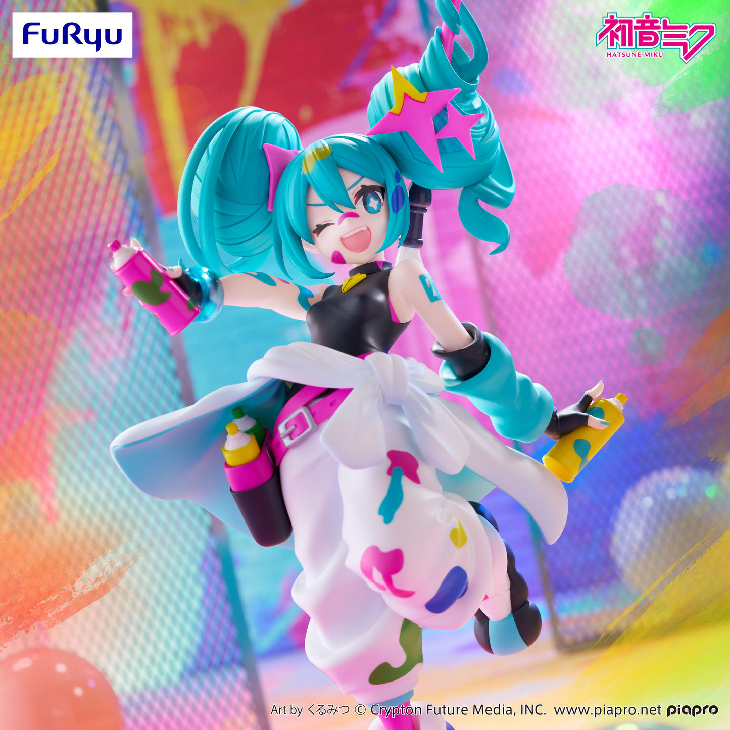 Hatsune Miku Trio-Try-iT Figure Paint Girl FuRyu