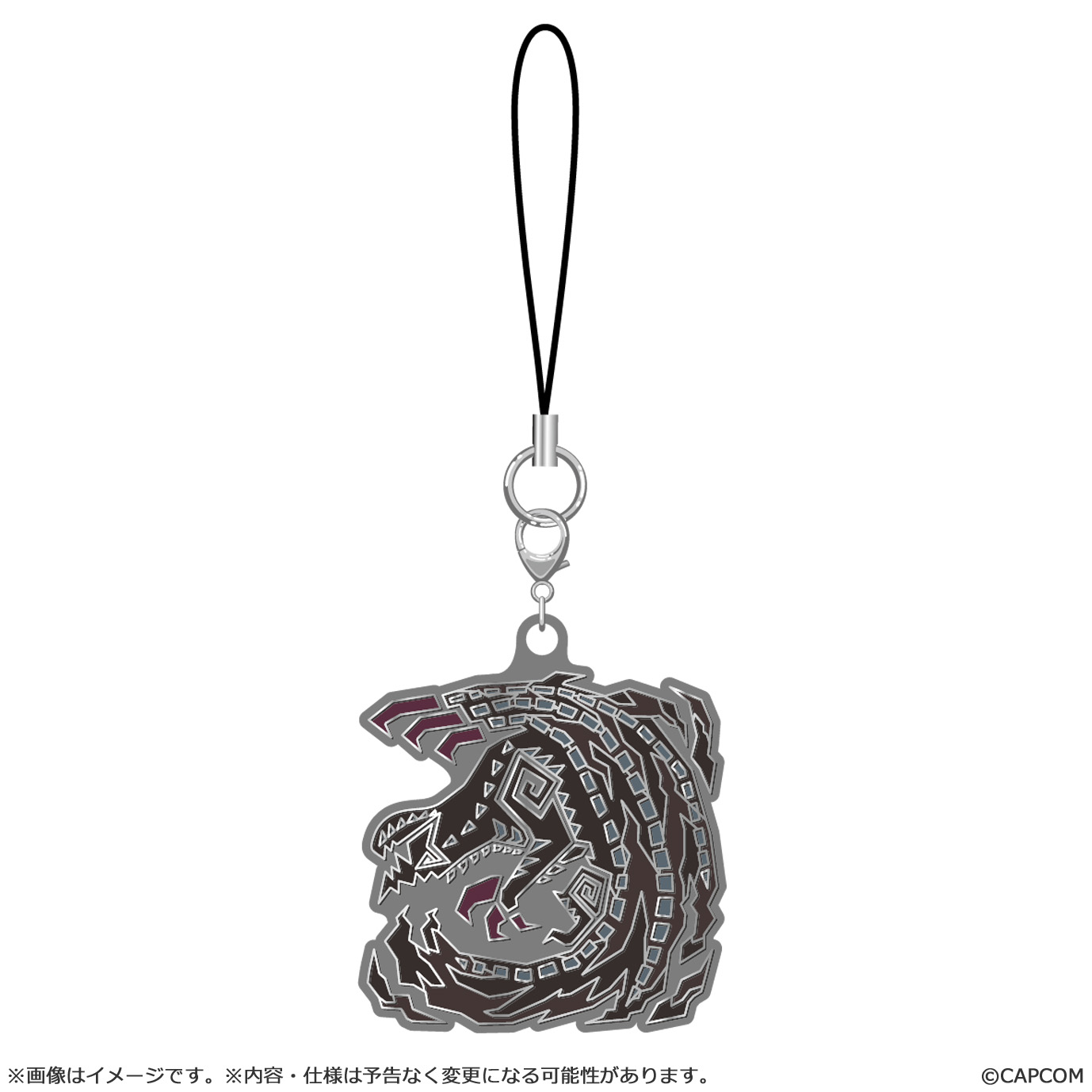 Monster Hunter Wilds Monster icon Metal Keychain CAPCOM