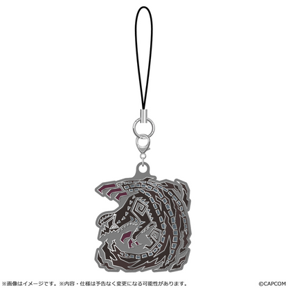 Monster Hunter Wilds Monster icon Metal Keychain CAPCOM