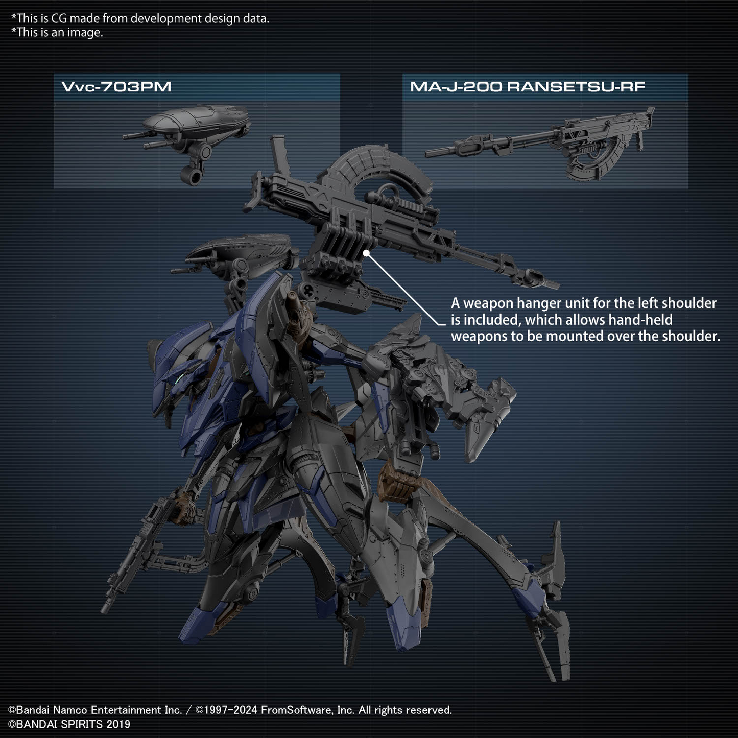 30MM 02 Armored Core VI Fires Of Rubicon Schneider Nachtreiher/40E Steel Haze