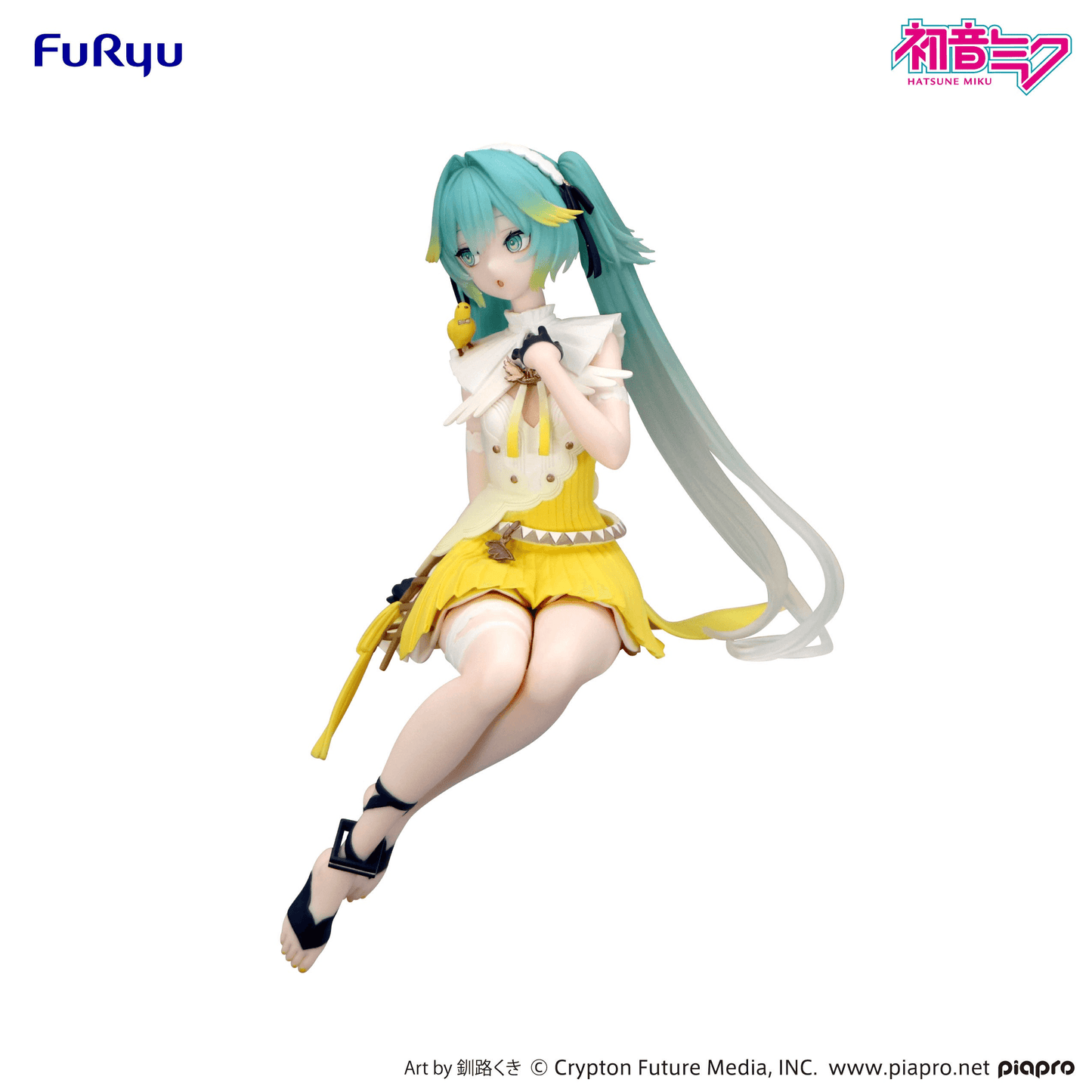 Hatsune Miku Noodle Stopper Figure Canary Bird FuRyu