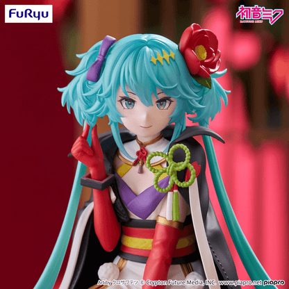 Hatsune Miku Noodle Stopper Figure Flower Fairy Camellia FuRyu