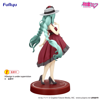 Hatsune Miku Trio-Try-iT Figure Outing Dress Red Color ver.FuRyu