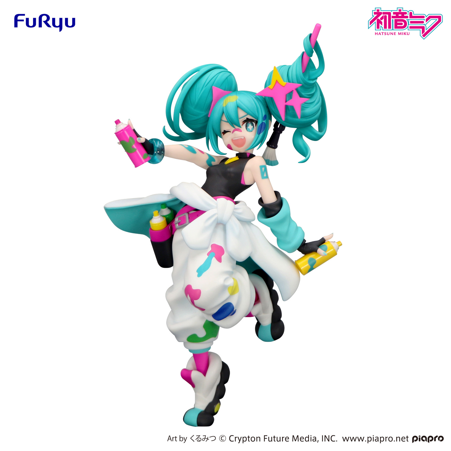 Hatsune Miku Trio-Try-iT Figure Paint Girl FuRyu