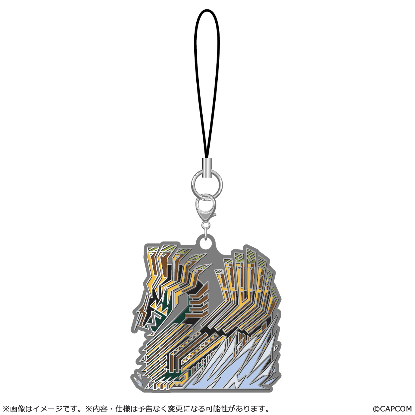 Monster Hunter Wilds Monster icon Metal Keychain CAPCOM