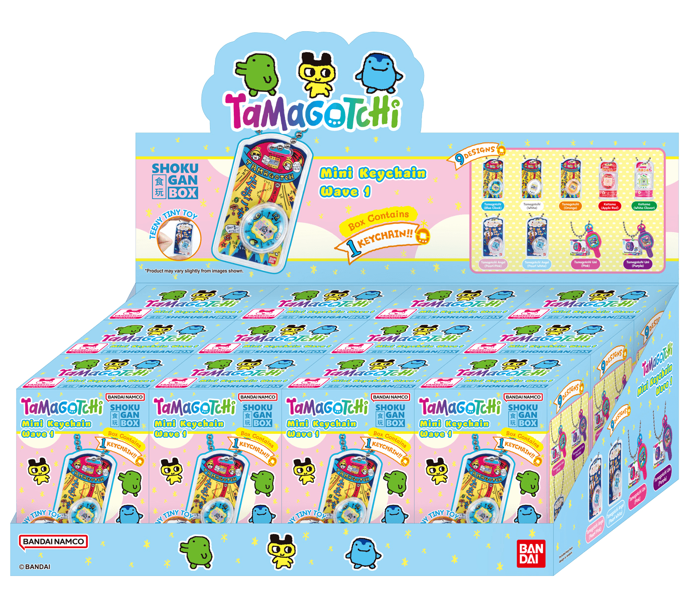Tamagotchi Shokugan Box Tamagotchi Collection Wave 1 Bandai Shokugan Namco