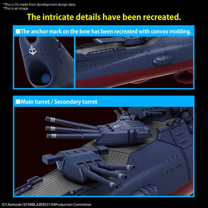 Space Battleship Yamato 3199 1/1000 Bandai Model Kit