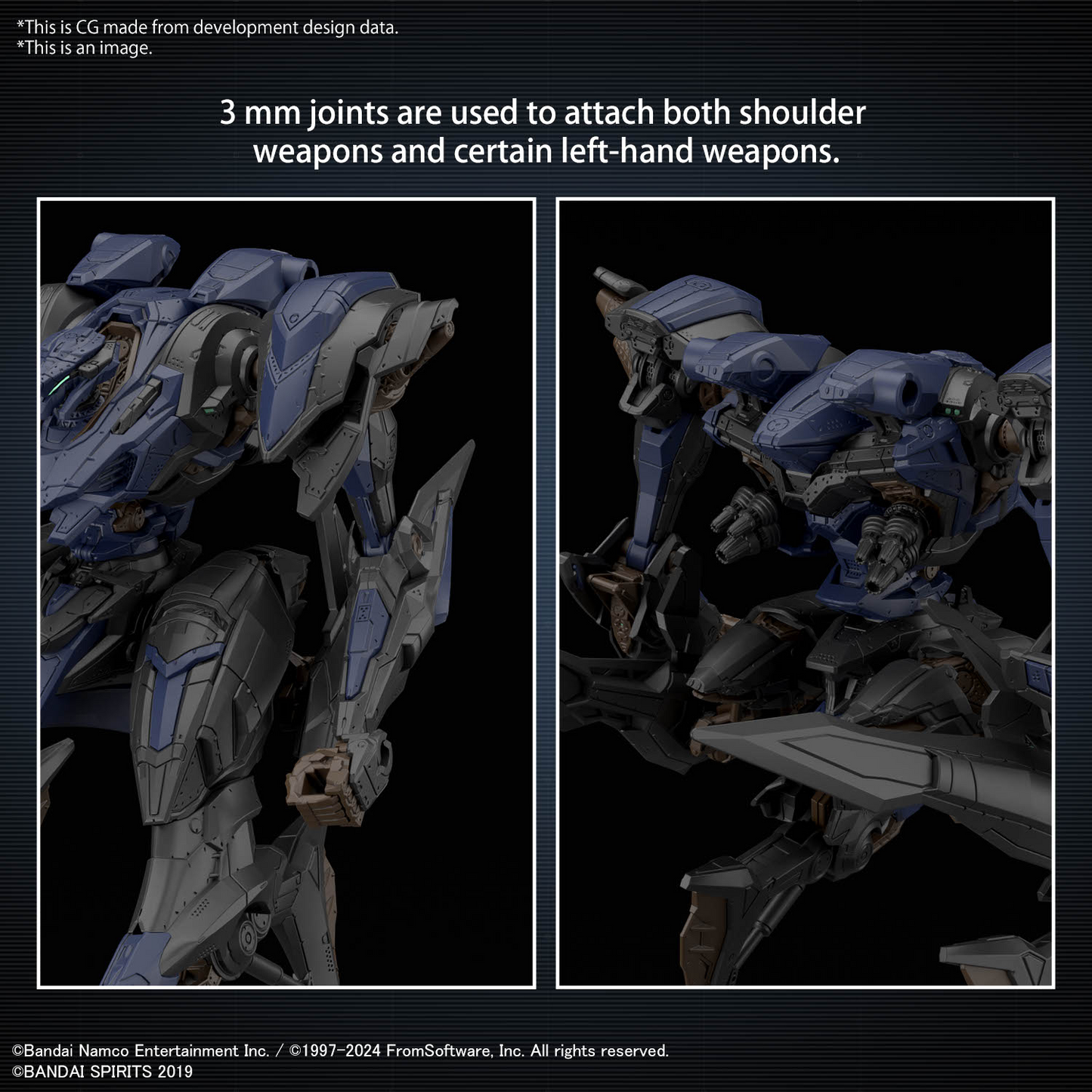 30MM 02 Armored Core VI Fires Of Rubicon Schneider Nachtreiher/40E Steel Haze