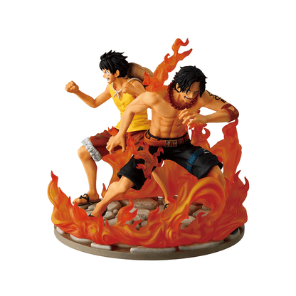 One Piece Ace & Luffy (Dramatic Memories)Ichibansho Figure BANDAI