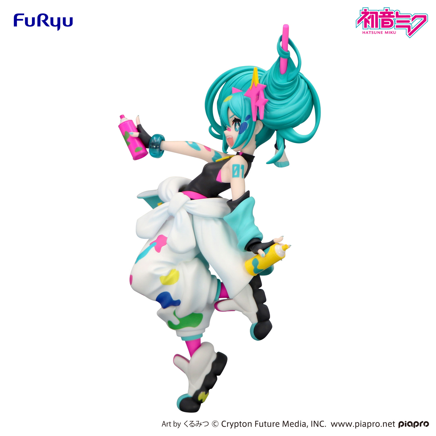 Hatsune Miku Trio-Try-iT Figure Paint Girl FuRyu